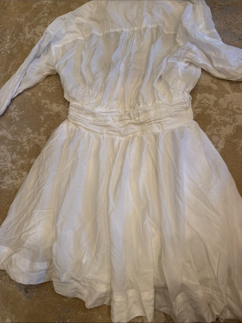 Maeve Long-Sleeve Mini Shirt Dress Size Medium - Picture 8 of 11